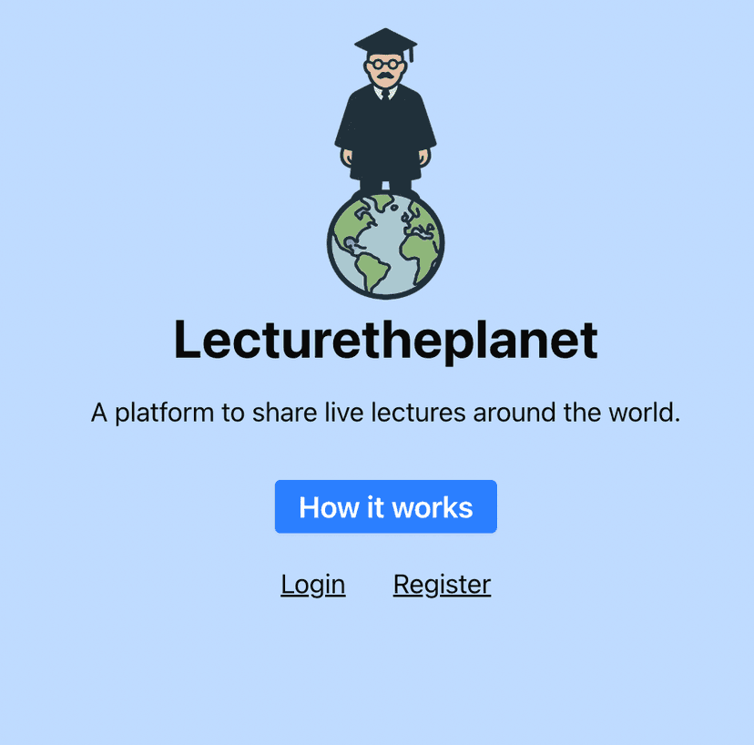 Lecture the Planet